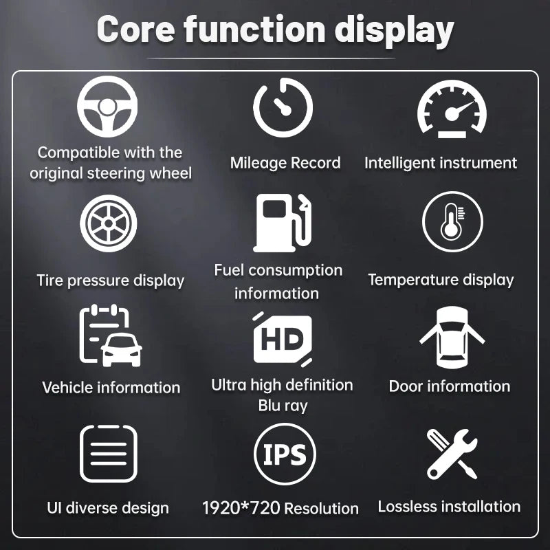 Premium BMW 3 Series 4 Series F30 F31 F34 F32 F33 F36 2013-2020 Car Digital Cluster LCD Dashboard Carplay Cockpit Virtual Instrument