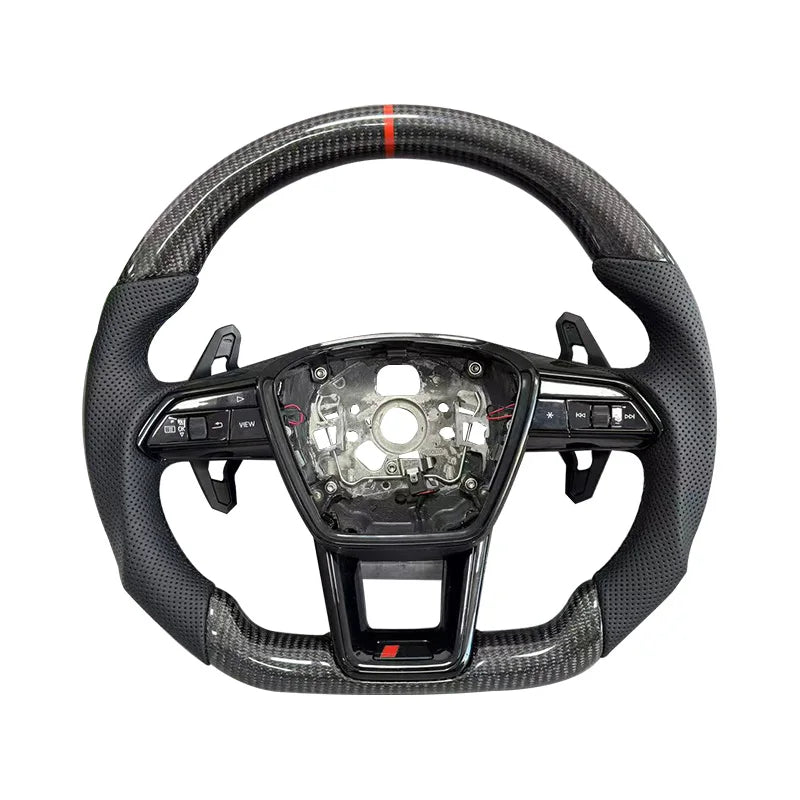 Carbon Fiber Steering Wheel For Audi A6 C8 A7
