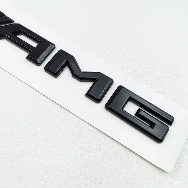 3D ABS Black A35 A45 A160 A180 A200 A250 Logo Letters 4MATIC Badge For Mercedes Benz W176 W177 Car Rear Star Sticker AMG Emblem