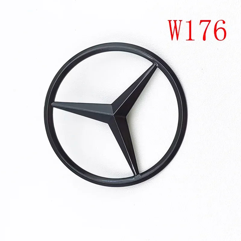 3D ABS Black A35 A45 A160 A180 A200 A250 Logo Letters 4MATIC Badge For Mercedes Benz W176 W177 Car Rear Star Sticker AMG Emblem