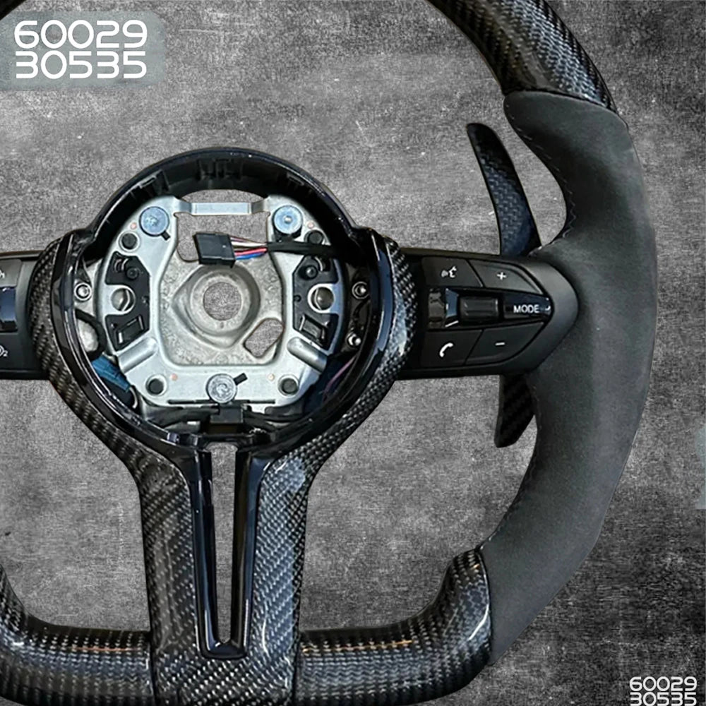 Steering Wheel Alcantara For Bmw F30 F10 F31 F20  E90 F01 F90 F25 F22 F36 F33 F32 M3 M5 F11 Carbon fibre