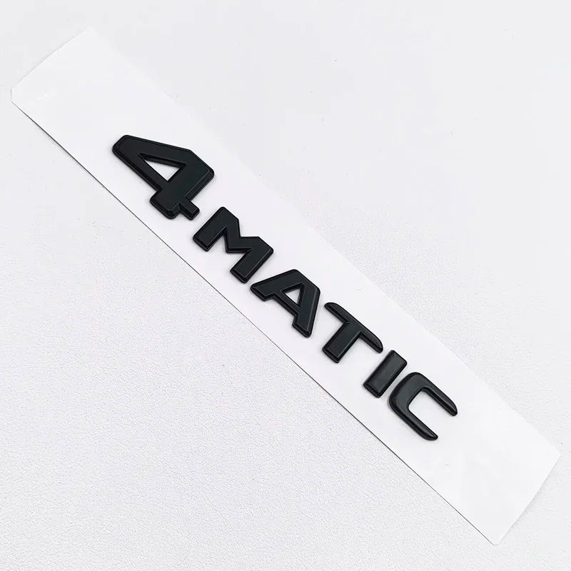 3D ABS Black A35 A45 A160 A180 A200 A250 Logo Letters 4MATIC Badge For Mercedes Benz W176 W177 Car Rear Star Sticker AMG Emblem