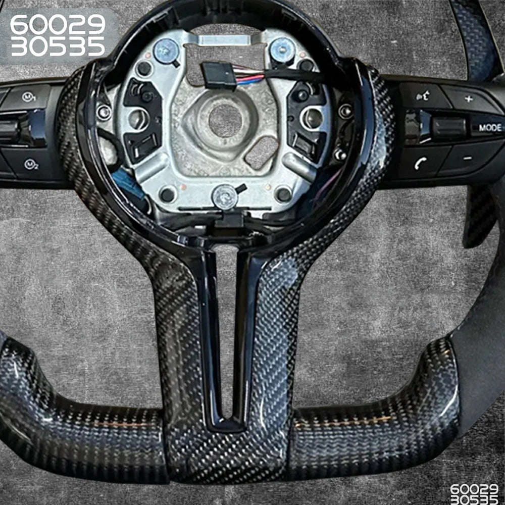 Steering Wheel Alcantara For Bmw F30 F10 F31 F20  E90 F01 F90 F25 F22 F36 F33 F32 M3 M5 F11 Carbon fibre