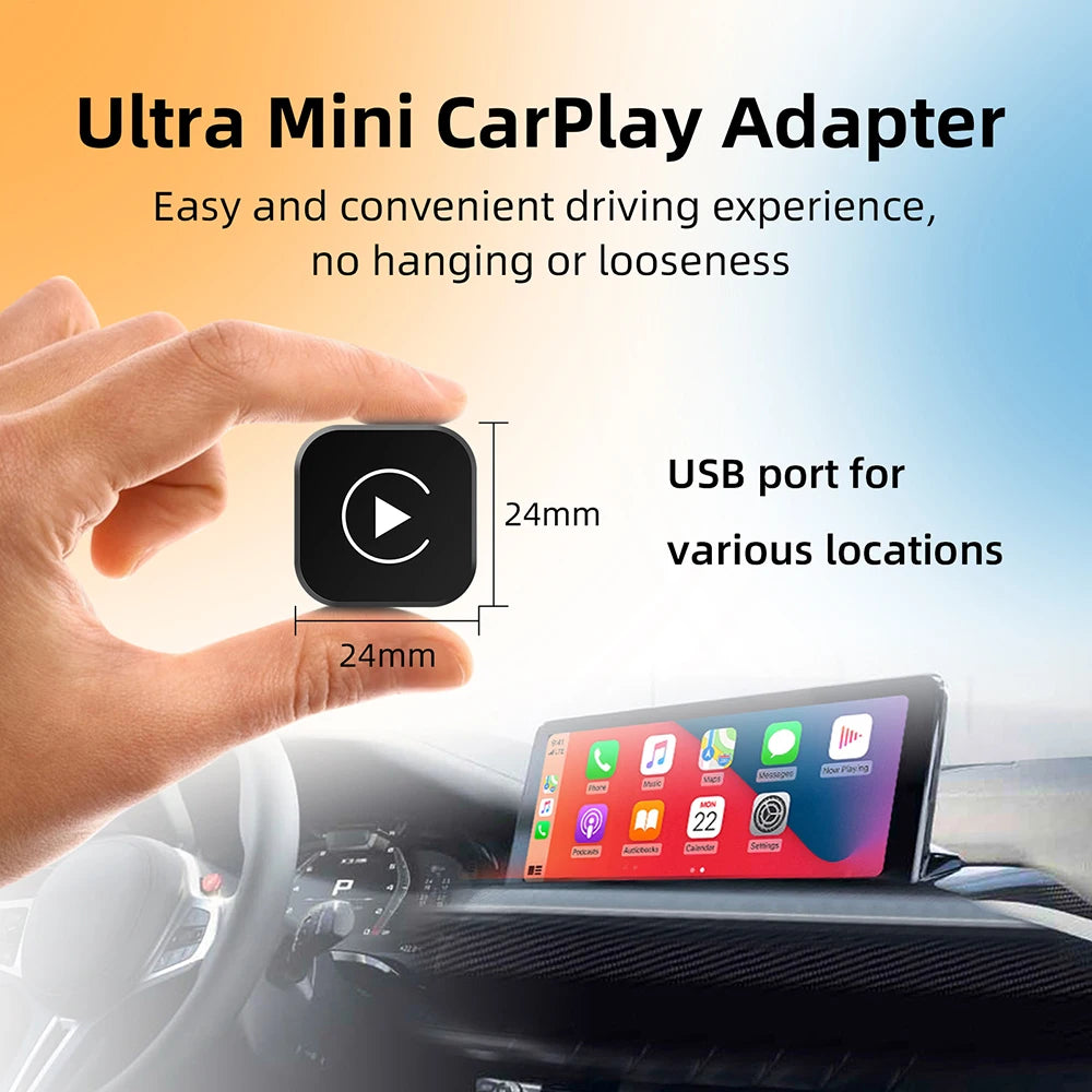 2in1 Wireless CarPlay Dongle Wireless Android Auto Adapter For Car With Wired CarPlay
